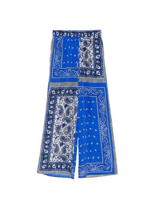 P.A.R.O.S.H.Pantaloni a palazzo con stampa paisley P.a.r.o.s.h. | D230772883 FANT BLUETTE